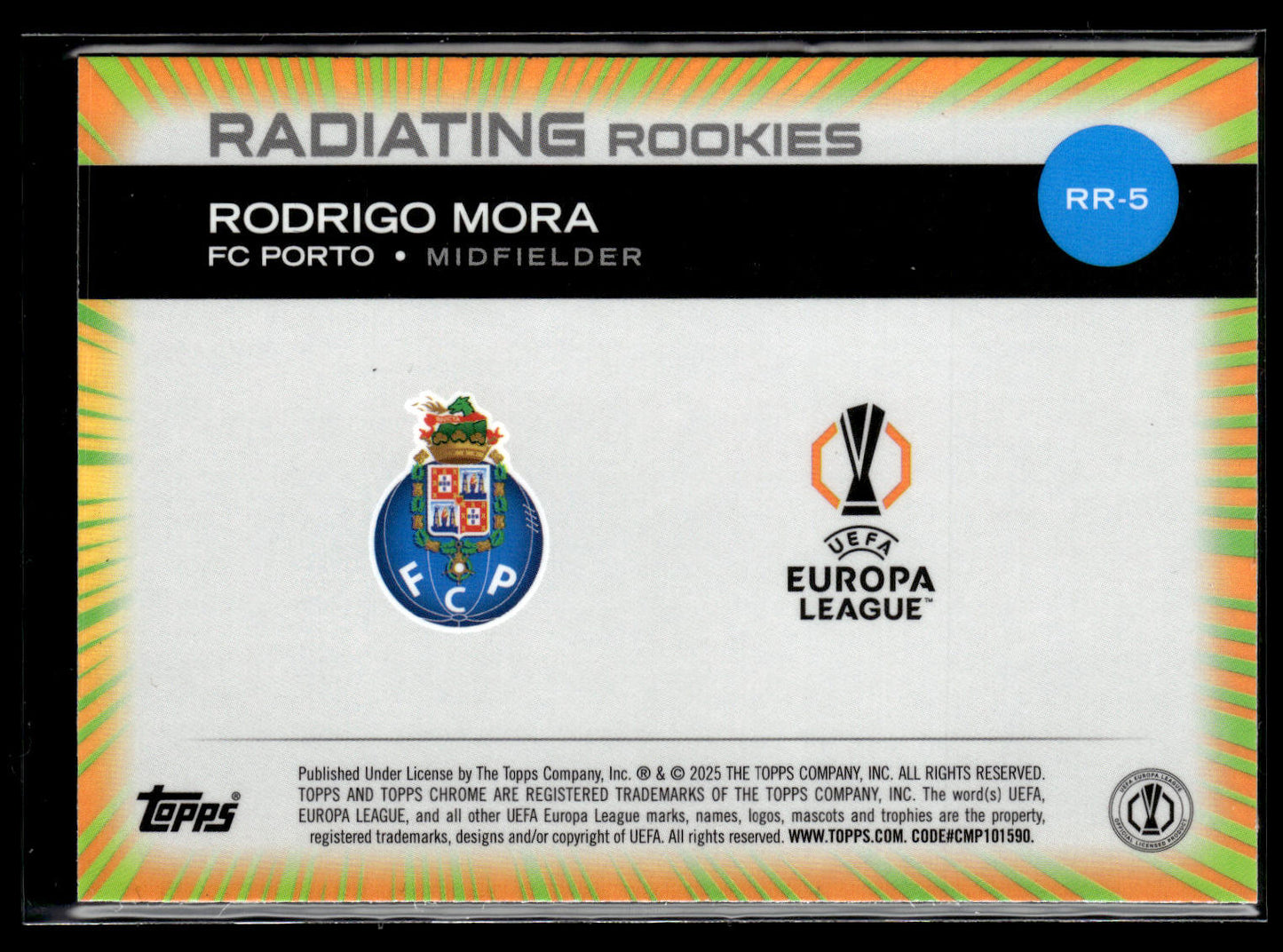 2024-25 Mora Radiating Rookies RC Topps Chrome UCC