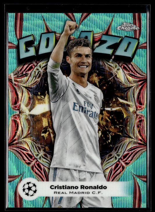 2023-24 Topps Chrome UEFA Club Competitions Cristiano Ronaldo Golazo