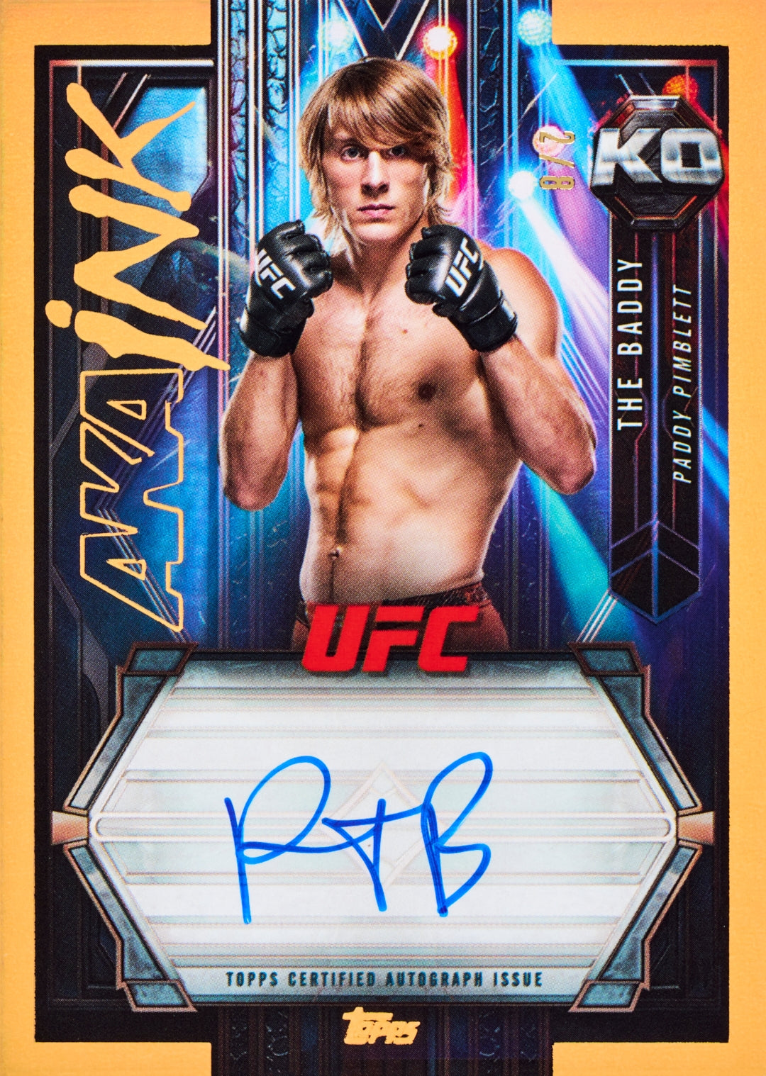 Hobby Box Topps Knockout UFC 2025