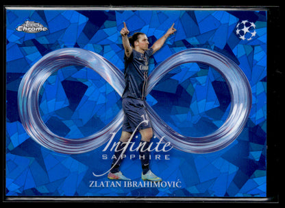 2024-25 Zlatan Ibrahimovic Infinite Sapphire Topps Chrome UEFA Club Competitions