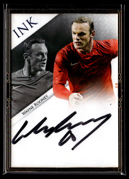 2024-25 Wayne Rooney 04/04 Autographe On card GOLD FRAME Futera incredible