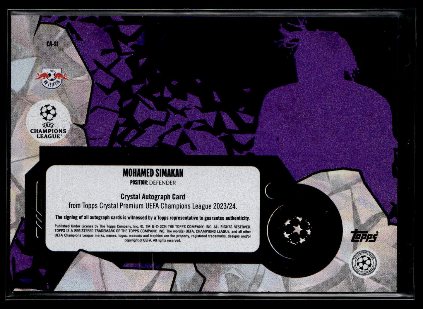 2023-24 Simakan 69/99 Topps Crystal UCC