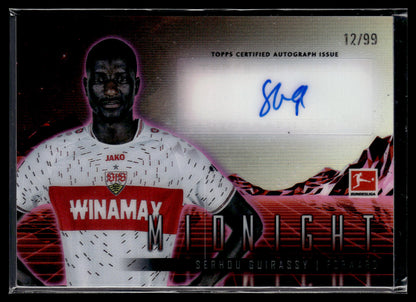 2024-25 Guirassy 12/99 Autographe Topps Midnight Bundesliga