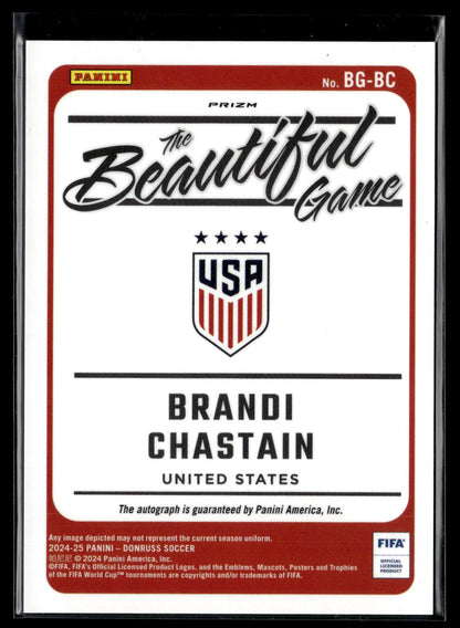 2024-25 Brandi Chastain Autographe Panini Donruss