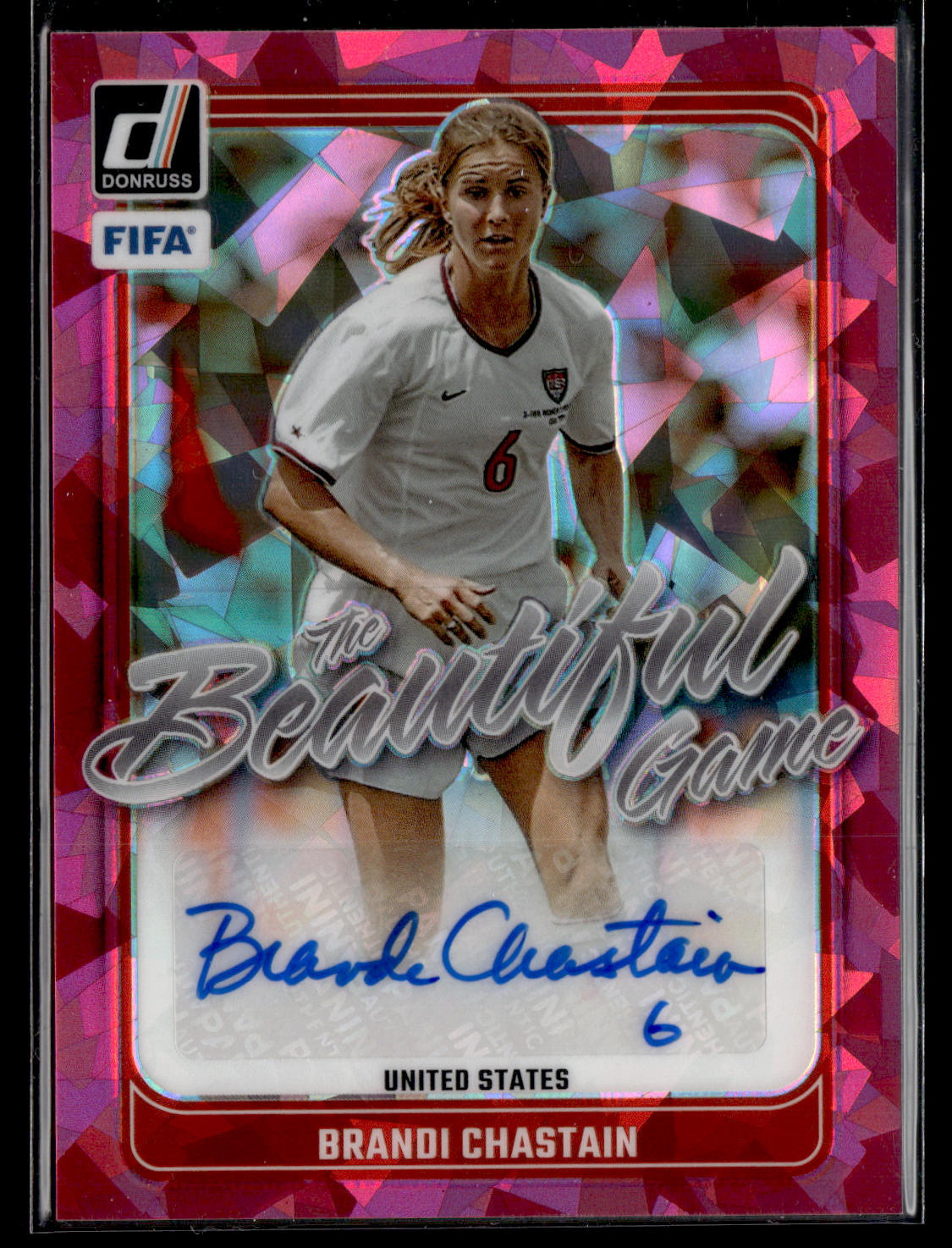 2024-25 Brandi Chastain Autographe Panini Donruss