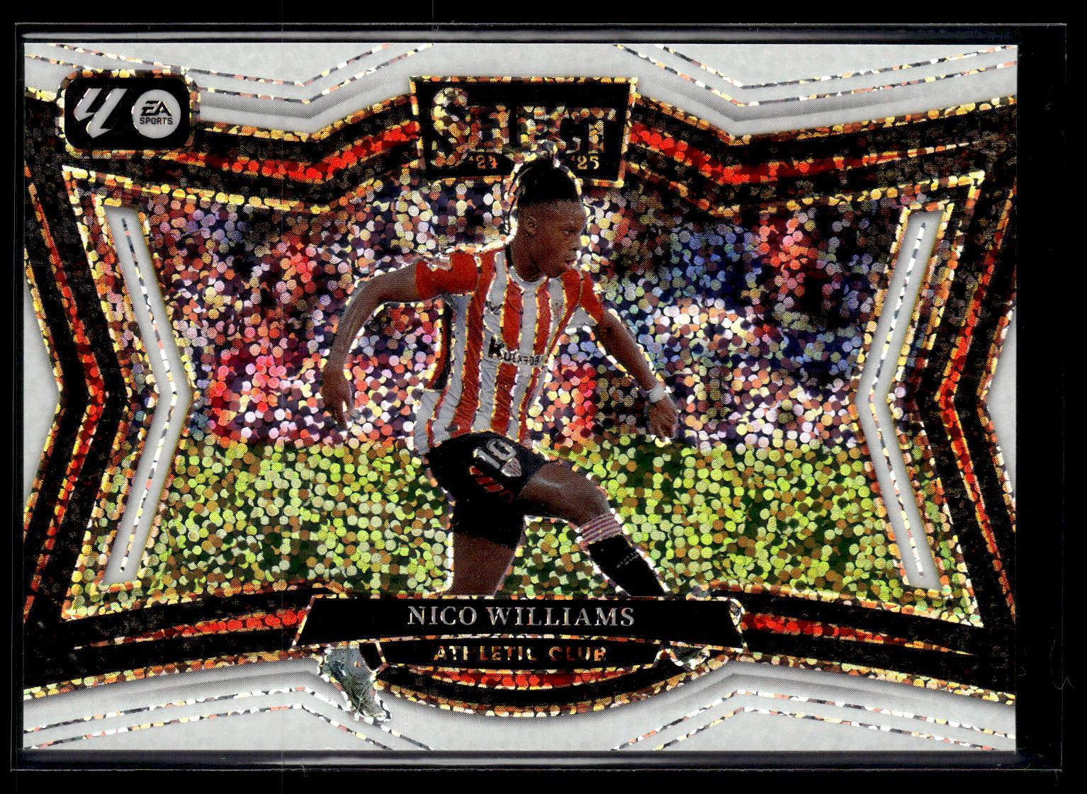 2024-25 Nico Williams White sparkle SP Panini Select Liga