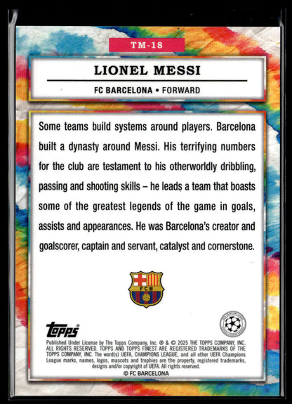 2024-25 Lionel Messi The Man Topps Finest UEFA Club Competitions