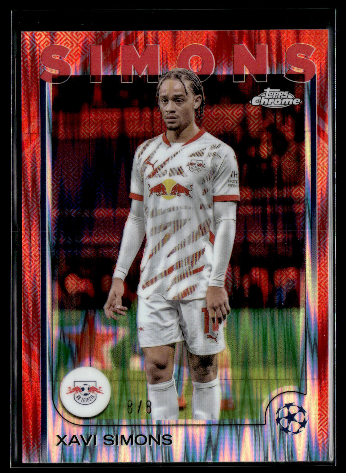 2024-25 Xavi Simons 8/8 Hongbao Topps Chrome UEFA Club Competitions