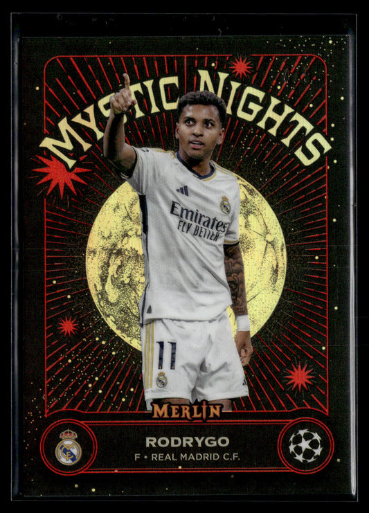 2023-24 Rodrigo 4/5 Topps Chrome Merlin Mystic Night UEFA Club Competitions