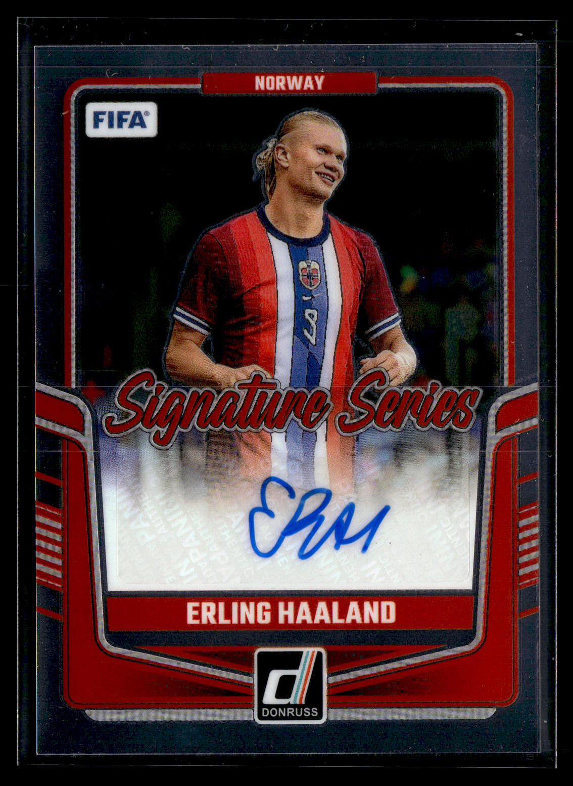 2024-25 Erling Haaland Authographe Panini Donruss