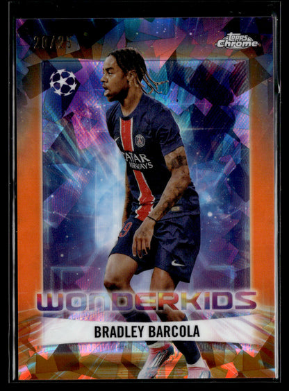 2024-25 Bradley Barcola 20/25 logofractor Topps Chrome UCC