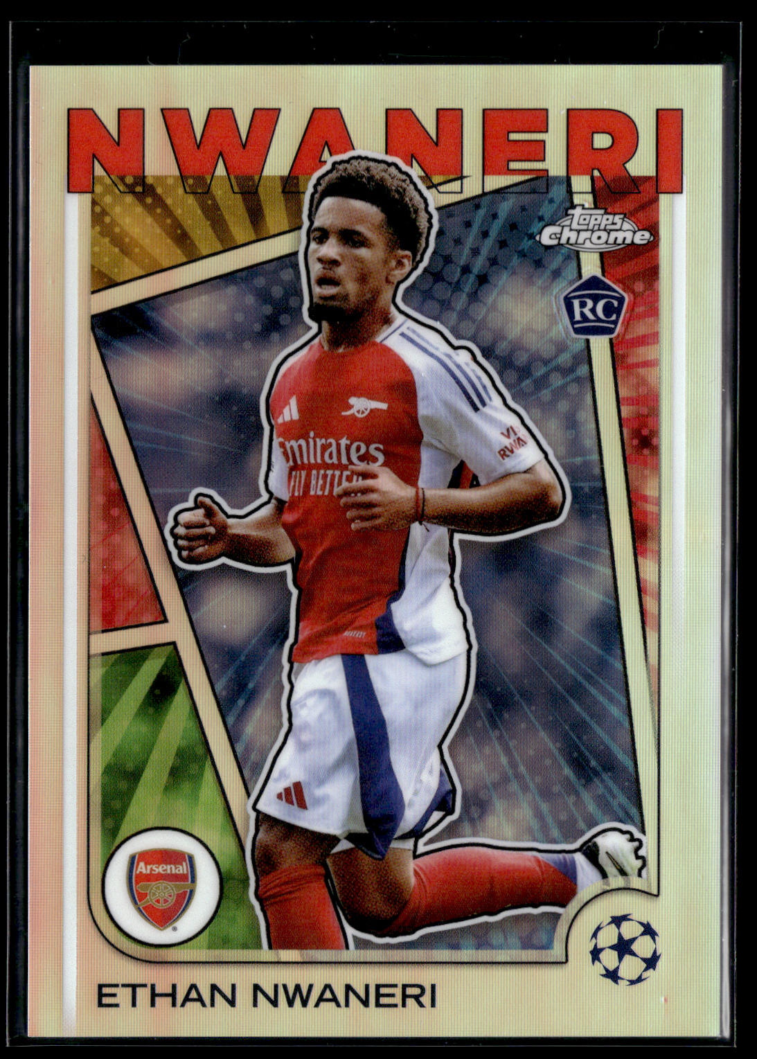 2024-25 Ethan Nwaneri Heroes Topps Chrome UEFA Club Competitions