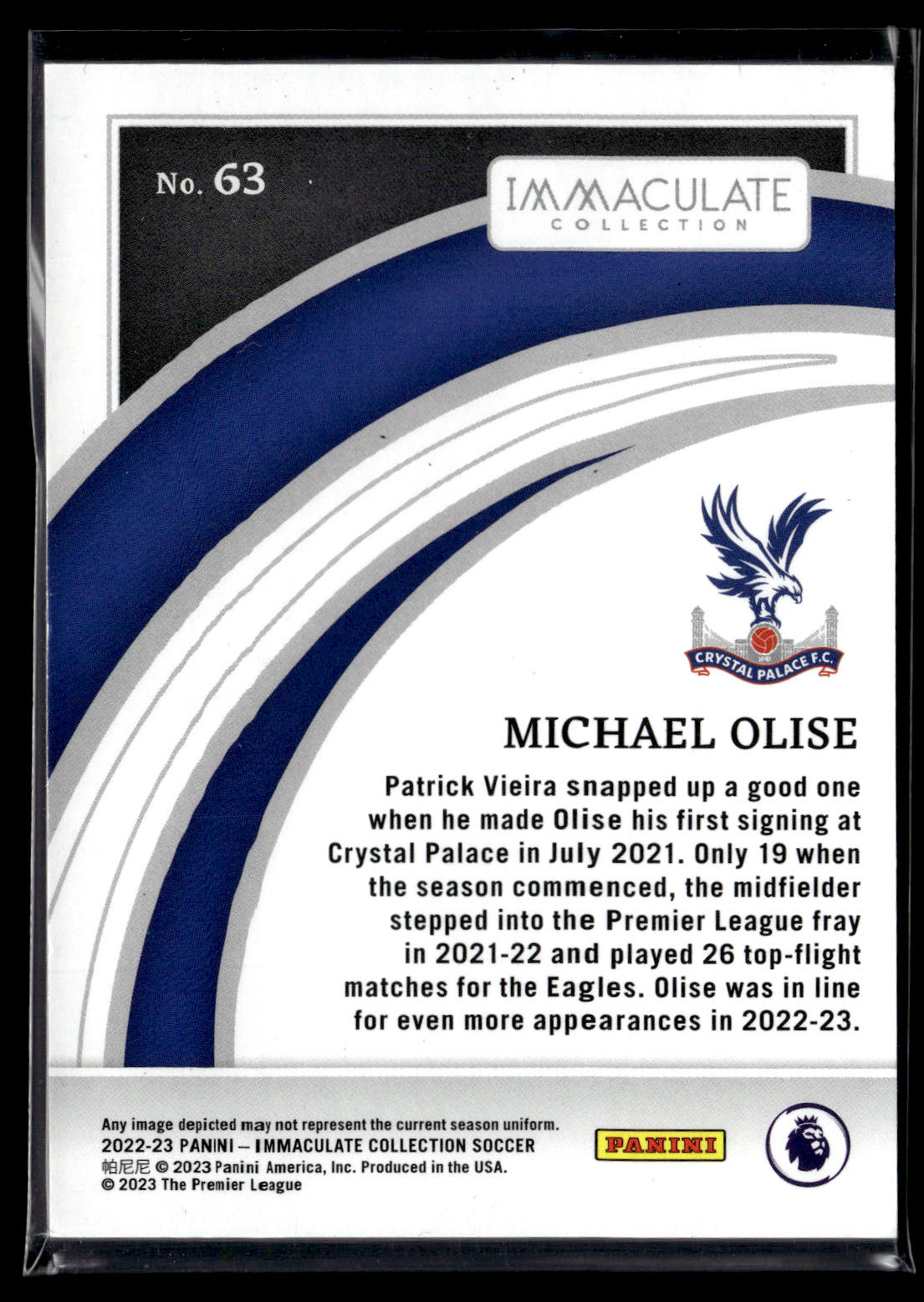 2024-25 Michael Olise 5/8 Panini Immaculate