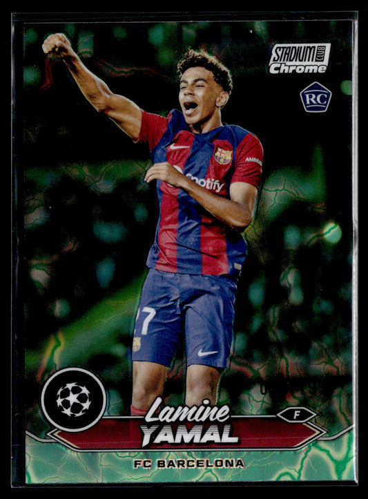 2023-24 Lamine Yamal 060/199 Stadium Club Chrome UEFA Champions League