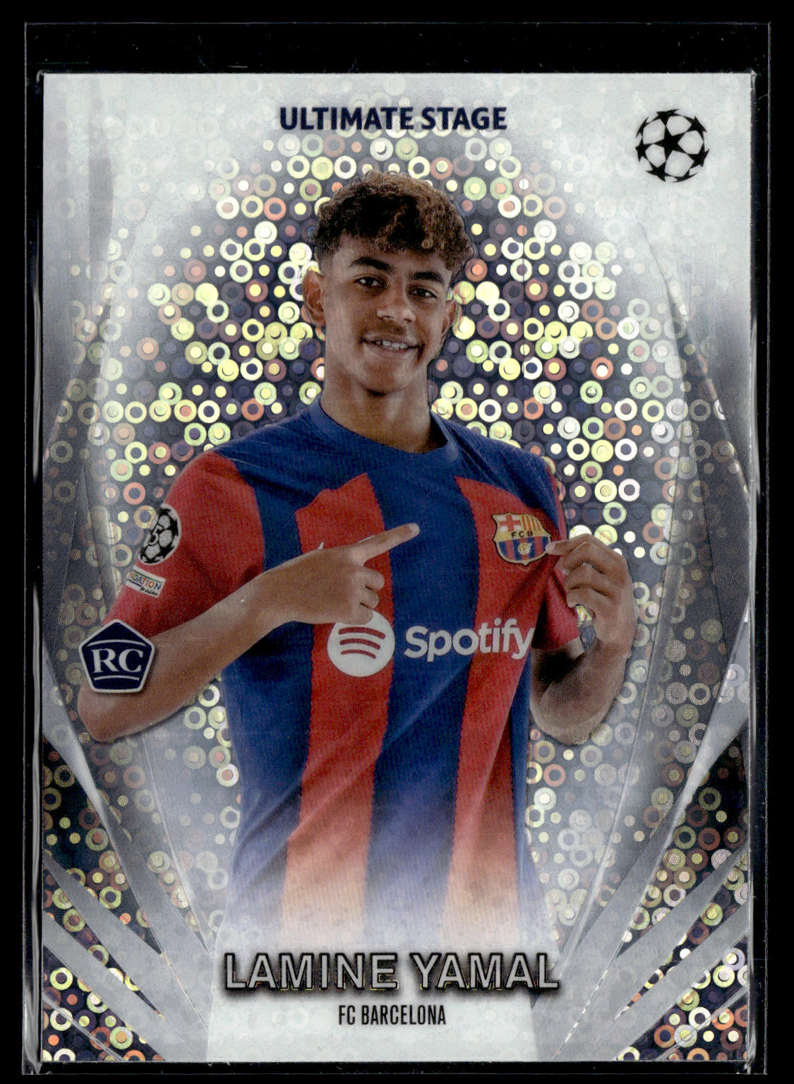 2023-24 Lamine Yamal Ultimate Stage Topps Chrome UEFA Champions League