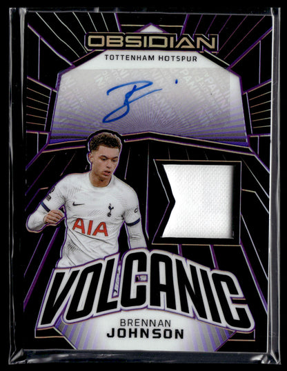 2022-23 Brennan Johnson 35/50 Auto/Relic Panini Obsidian