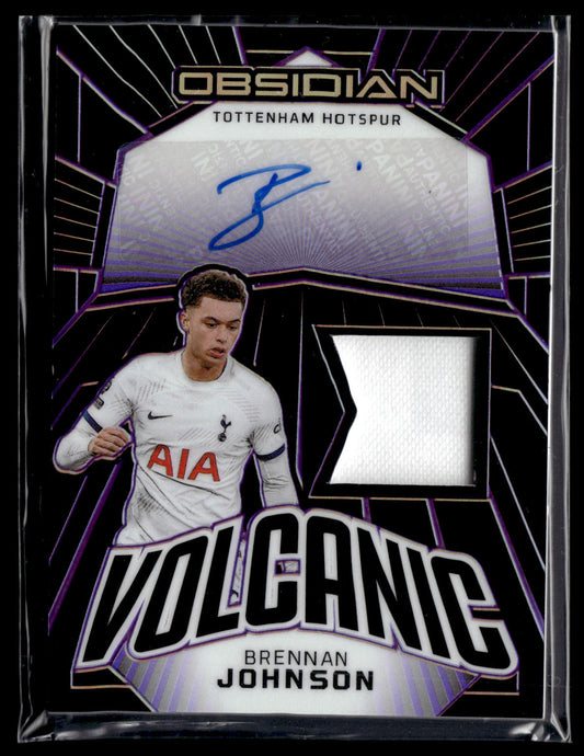 2022-23 Brennan Johnson 35/50 Auto/Relic Panini Obsidian