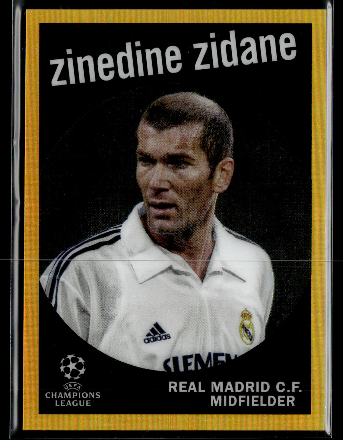 2024-25 Zinedine Zidane 34/50 Insert 1959 Topps Chrome UCC