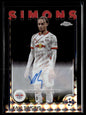 2024-25 Xavi Simons 02/10 Autographe Topps Chrome UCC