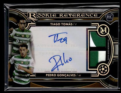 2022-23 Tiago Tomas x Pedro Goncalves 115/150 Dual Auto/Relic Topps Museum