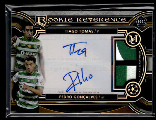 2022-23 Tiago Tomas x Pedro Goncalves 115/150 Dual Auto/Relic Topps Museum