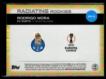 2024-25 Mora Radiating Rookies RC Topps Chrome UCC