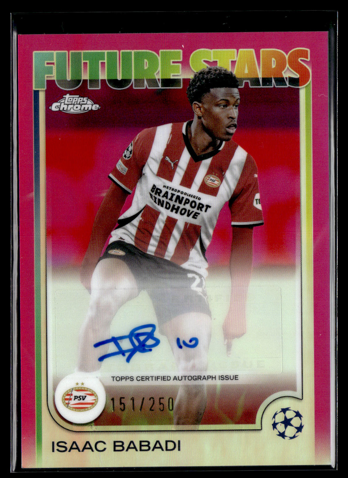 2024-25 Babadi 151/250 Autographe RC Topps Chrome UCC