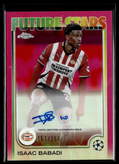 2024-25 Babadi 151/250 Autographe RC Topps Chrome UCC