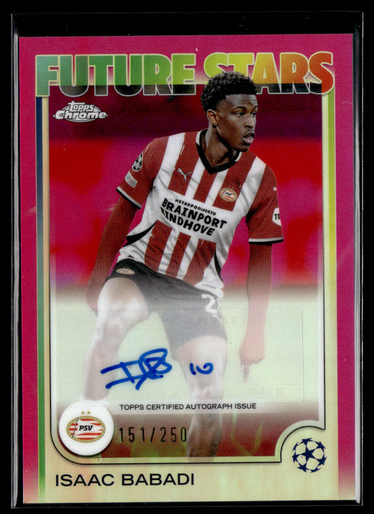 2024-25 Babadi 151/250 Autographe RC Topps Chrome UCC