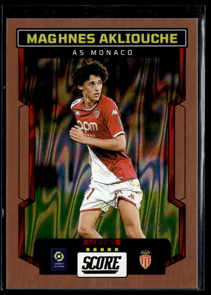 2024-25 Akliouche 19/25 Panini Score L1