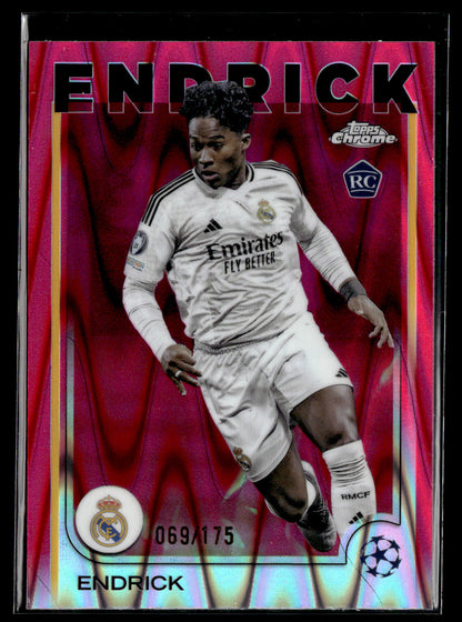 2024-25 Endrick 069/175 RC Topps Chrome Sapphire UCC