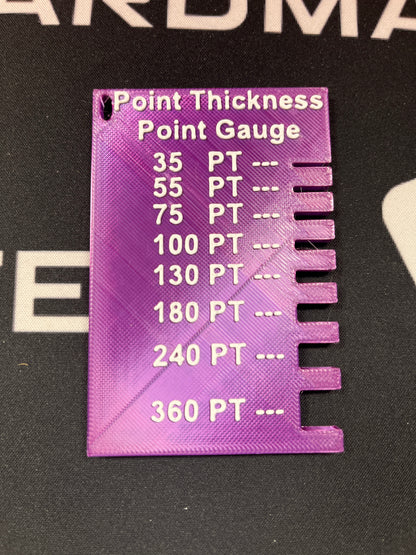 Point Thickness Gauge