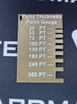 Point Thickness Gauge