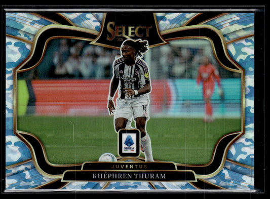 2025-26 Panini Select Serie A Khephren Thuram Winter Camo