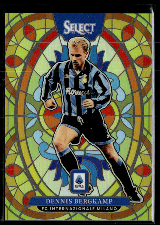2023-24 Panini Select Serie A Dennis Bergkamp Pitchside Signatures Tie-Dye