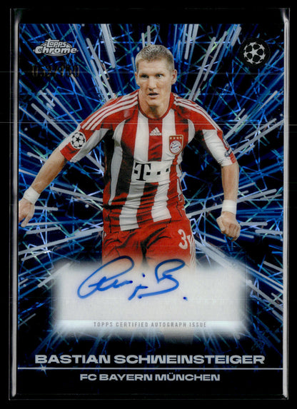 2025-26 Topps Chrome UCC Bastian Schweinsteiger Black Lazer Auto