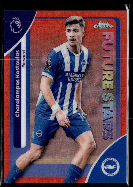 2025-26 Topps Chrome Sapphire Edition Premier League Charalampos Kostoulas
