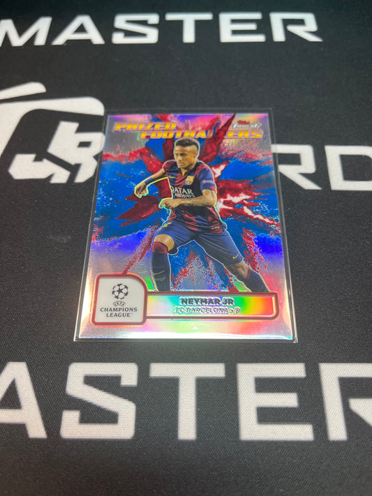 2025 Neymar JR Fusion RED/BLUE Prized Footballers Topps Finest