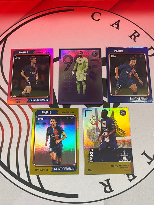 Lot cartes à l'unité : PSG