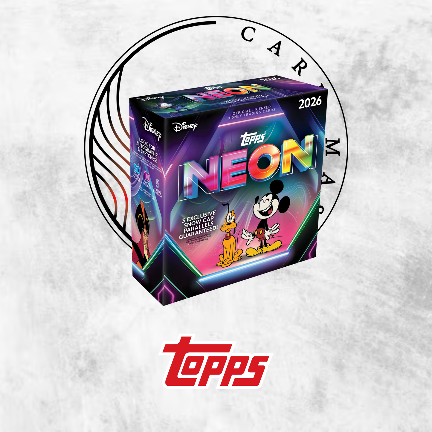 Méga Box Topps Disney Néon 2026