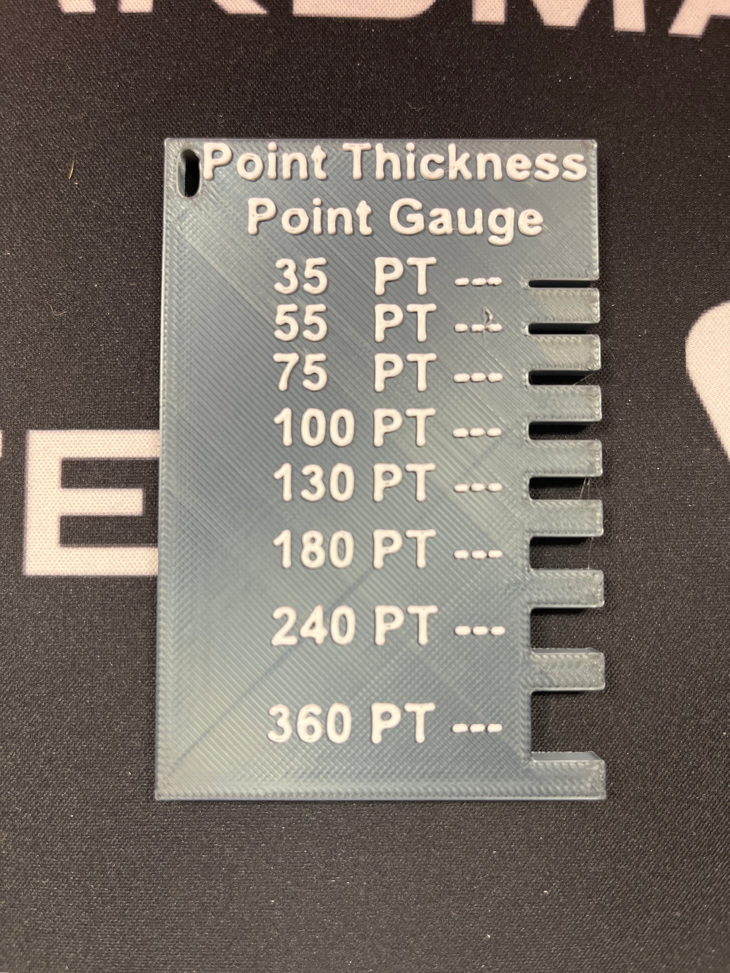 Point Thickness Gauge