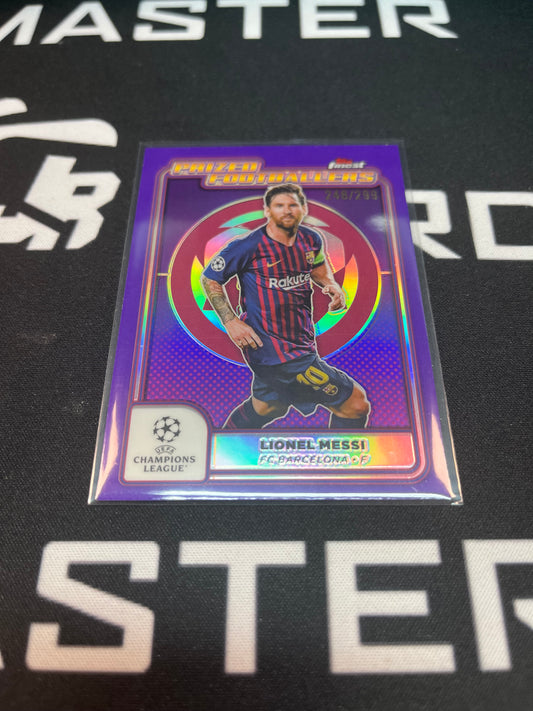 2025 Lionel Messi 248/299 Prized Footballers Topps Finest