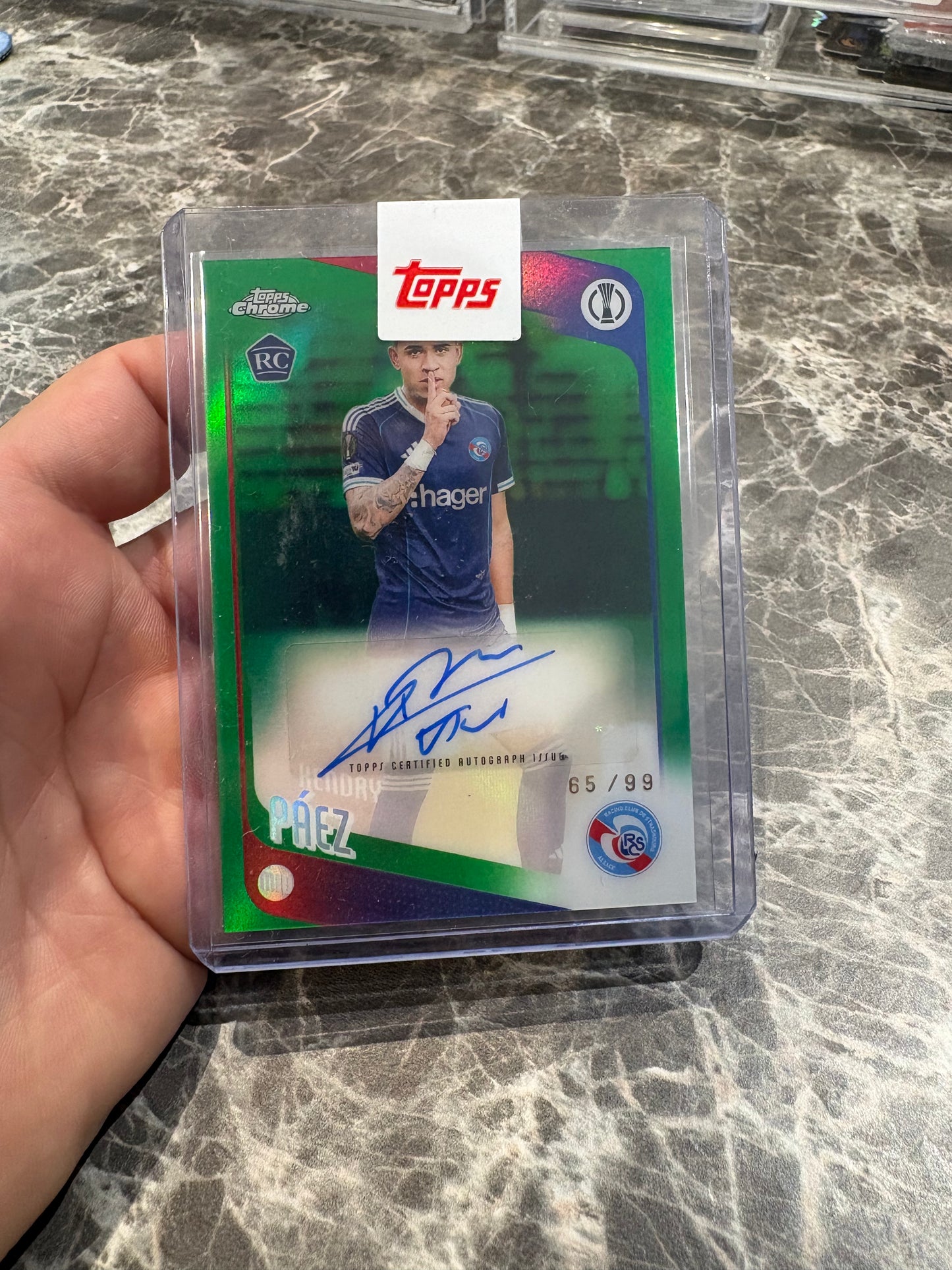 Auto / Relic TOPPS pristine Dowman 2026 + Auto Paez TOPPS /99