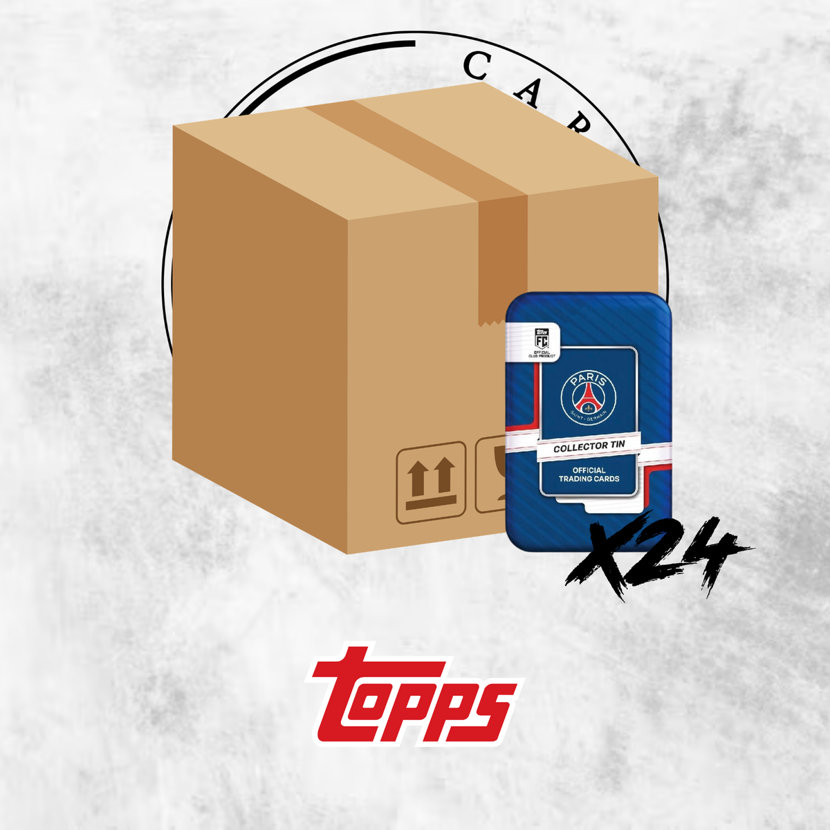 Case x24 Tin Set Topps PSG 2026/27